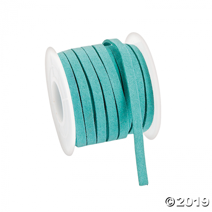 Teal Faux Leather Cording (1 Piece(s))