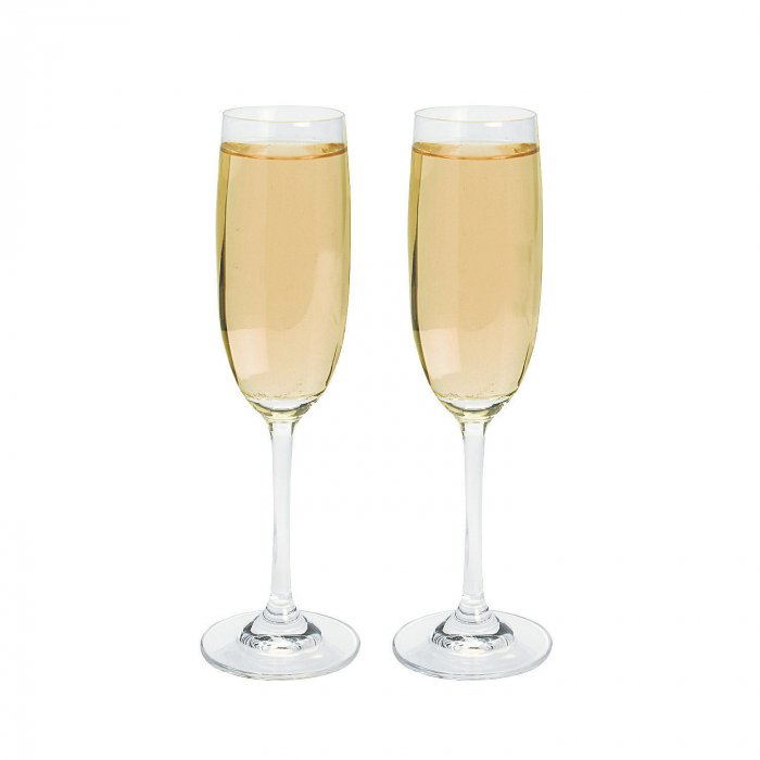 Personalized Wedding Champagne Flute (1 Set(s))