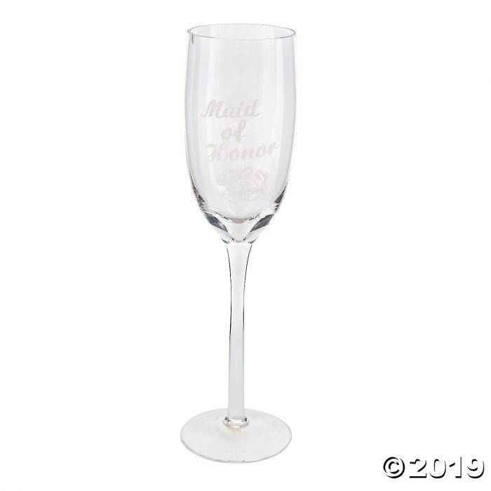 Maid of Honor Wedding Champagne Flute