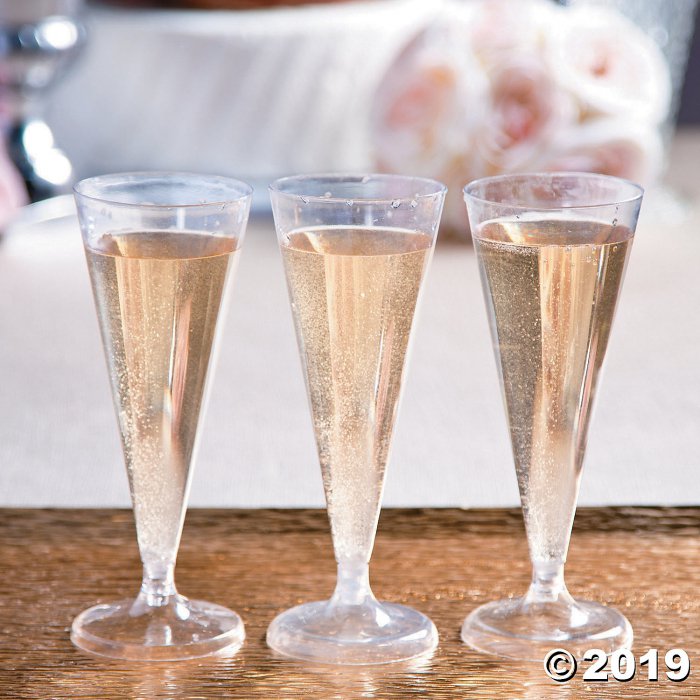 Clear Champagne Flutes (25 Piece(s))