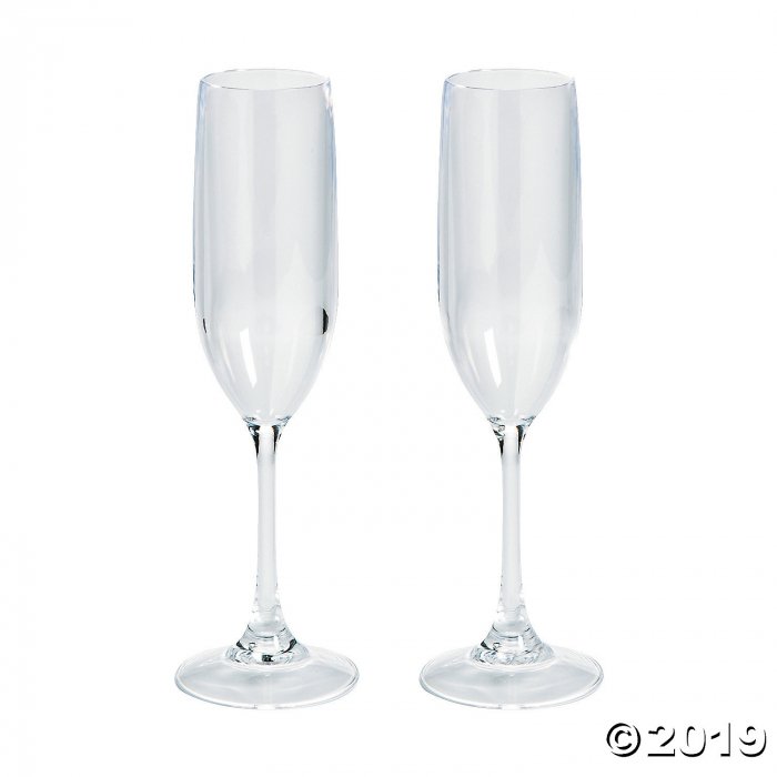 Cylinder Champagne Flutes (1 Pair)