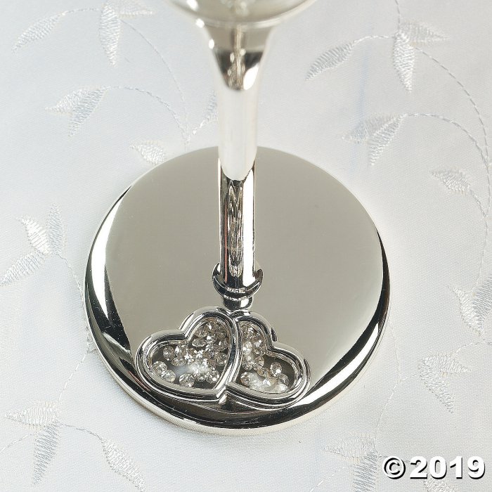 Floating Crystals Wedding Champagne Flute (1 Set(s))