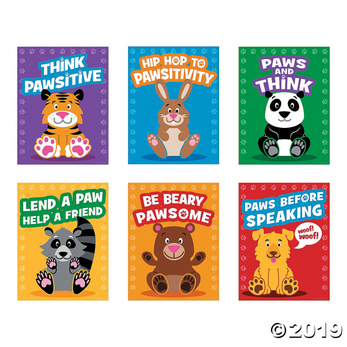 Paws for Good Character Poster Set (6 Piece(s))