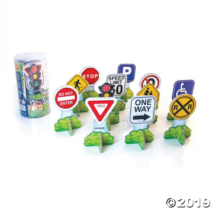 Minimobil Traffic Signs - Qty 2 (2 Set(s))