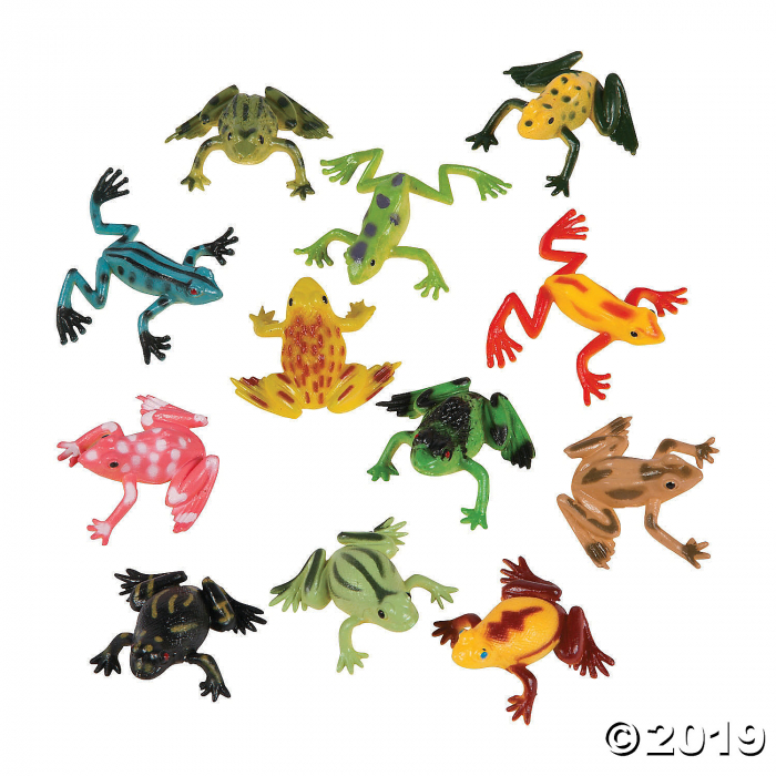 Colorful Mini Frogs (72 Piece(s))