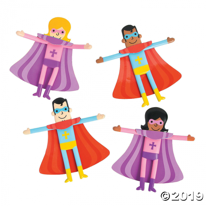 Religious Superhero Bendables (24 Piece(s))