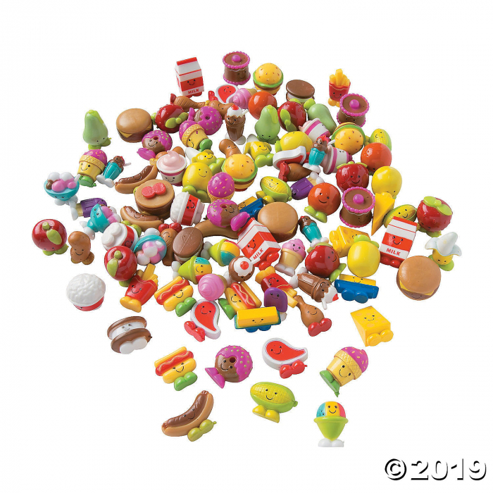 Mini Food Character Assortment (100 Piece(s)) Mini Food Character Assortment (100 Piece(s))