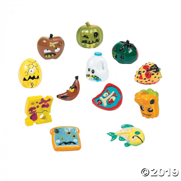 12 Pieces Sweet & Sour Food Character Blind Bags Toys