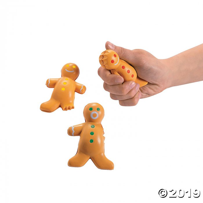 Gingerbread Stress Toys (Per Dozen)