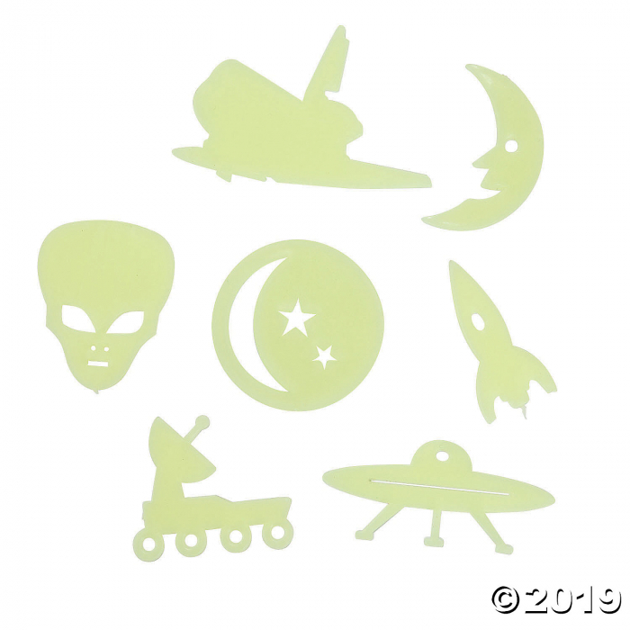 Glow-in-the-Dark Galaxy Space Aliens (1 Unit(s))