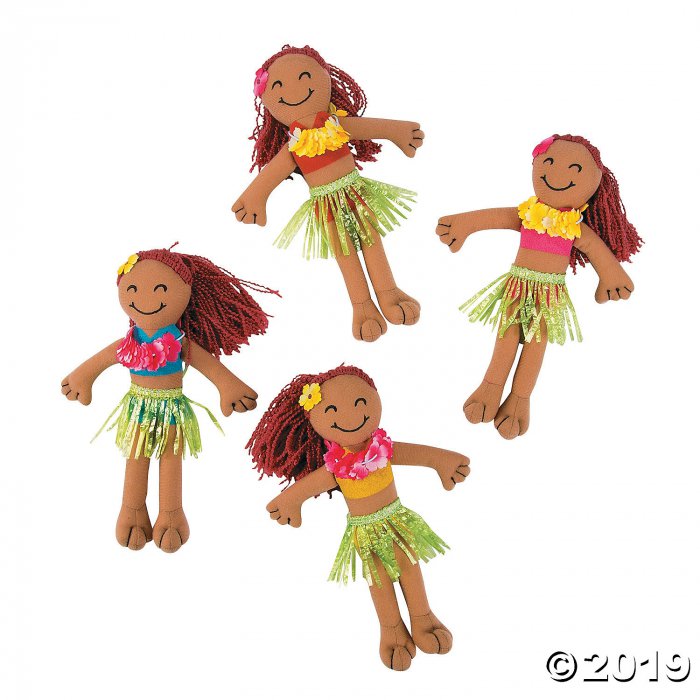 Hula Girl Yarn Hair Dolls (1 Set(s))
