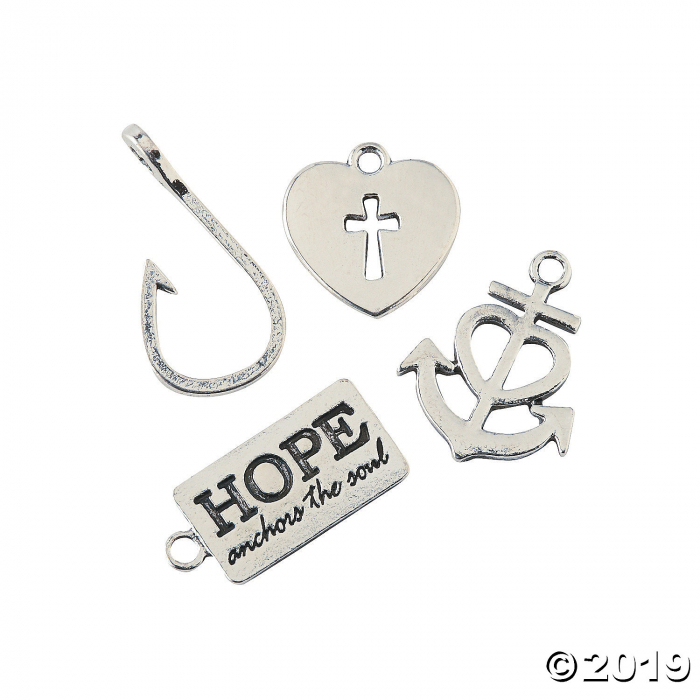 Hope Anchors the Soul Charms (Per Dozen)