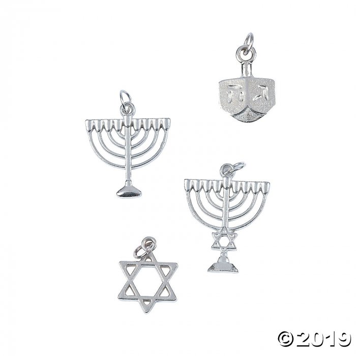 Assorted Hanukkah Charms (Per Dozen)