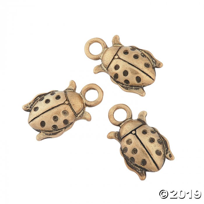Ladybug Charms (Per Dozen)