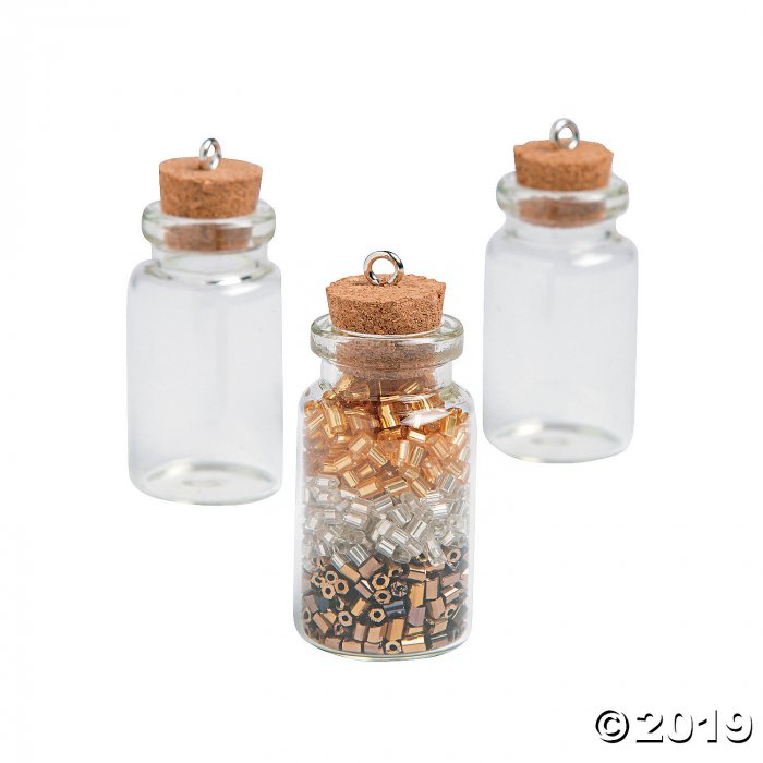 Bottle Charms with Cork Stopper (6 Piece(s))