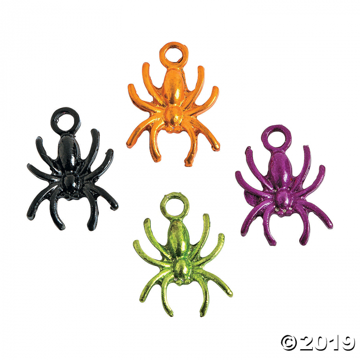 Halloween Spider Charms (Per Dozen) Halloween Spider Charms (Per Dozen)