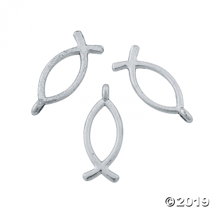 Religious Fish Charm (Per Dozen) Religious Fish Charm (Per Dozen)