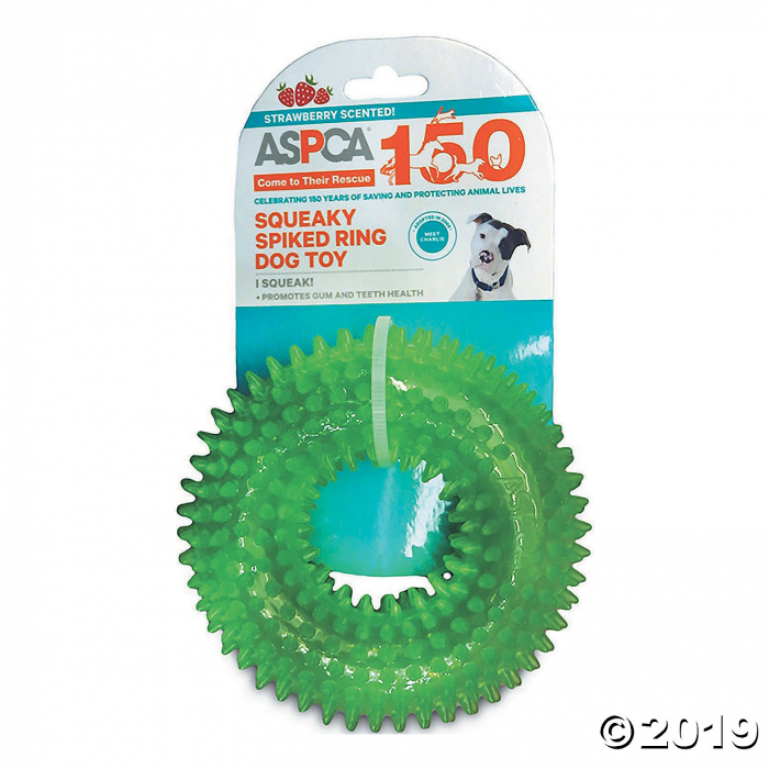 spiked ring dog toy