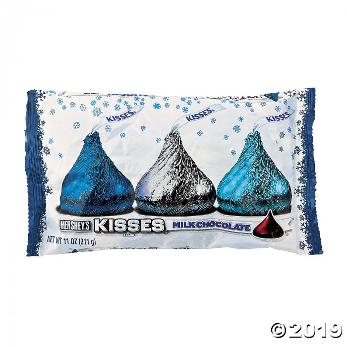 Hershey's® Kisses® Blue & Silver Chocolate Candy (65 Piece(s))
