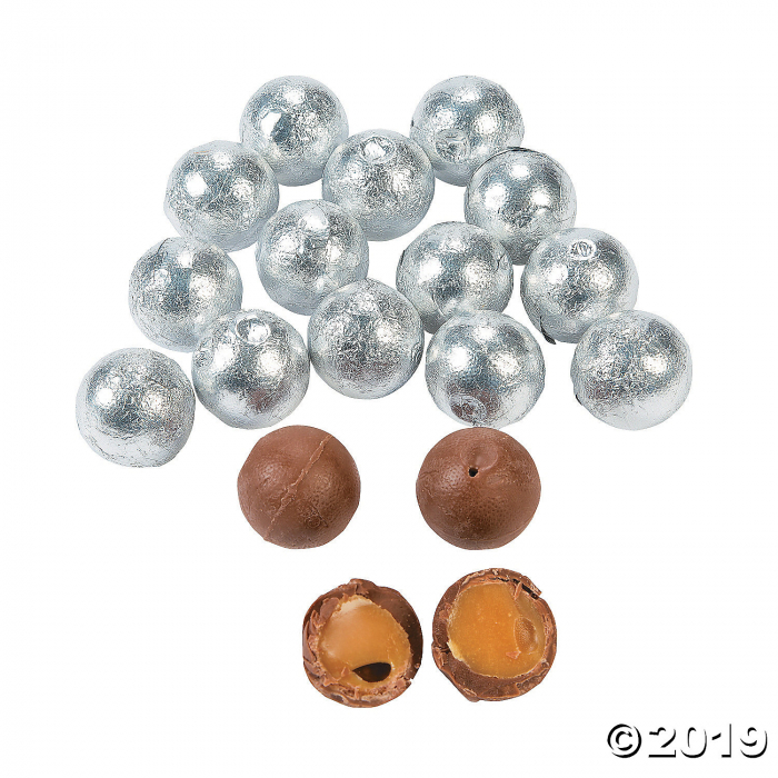 Silver Caramel Balls Chocolate Candy (37 Piece(s))