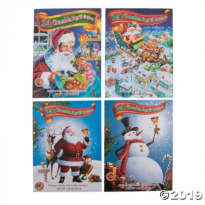 Chocolate Candy Christmas Advent Calendars (4 Piece(s))