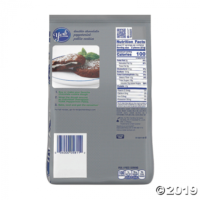 Bulk York Dark Chocolate Peppermint Patties - 9 Bags (666 Piece(s))