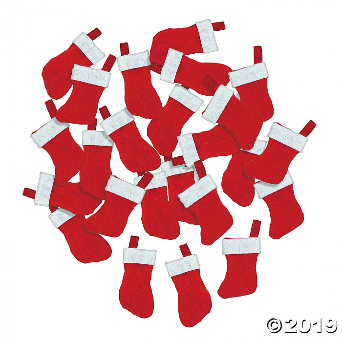 Mini Christmas Stockings (24 Piece(s))