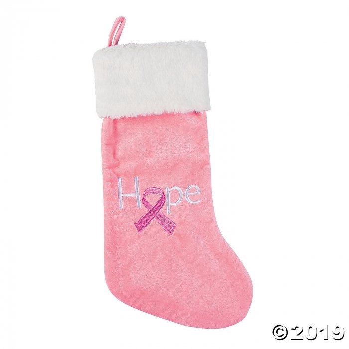 Pink Ribbon Hope Stocking (1 Piece(s))