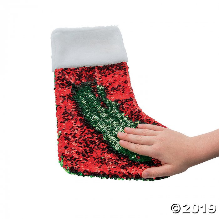Reversible Sequins Christmas Stocking (1 Piece(s))