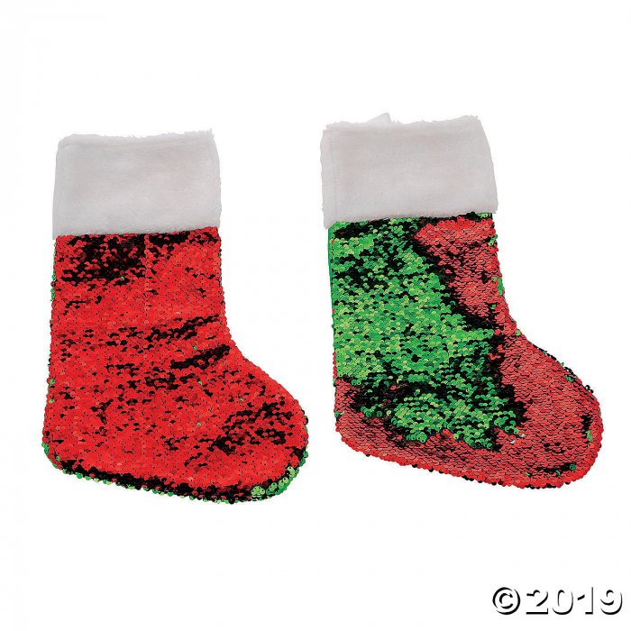 Reversible Sequins Christmas Stocking (1 Piece(s))