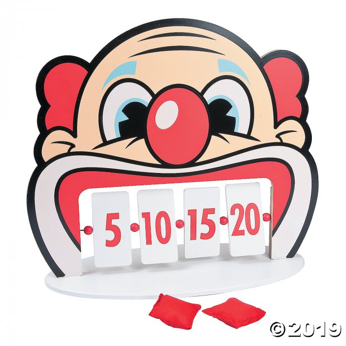 Clown Tooth Bean Bag Toss Bag Game (1 Set(s))