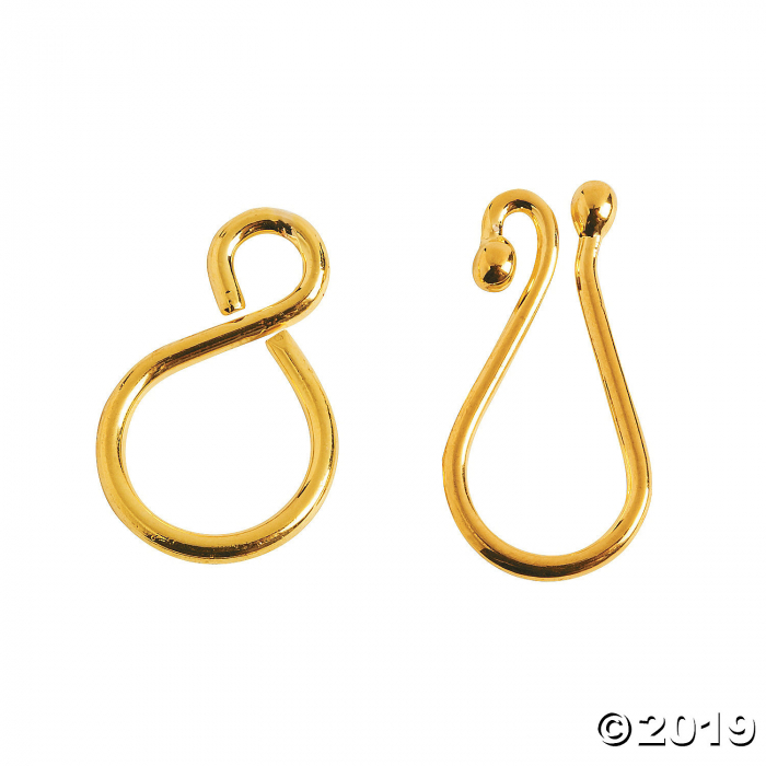 Goldtone Figure 8 Clasps (6 Piece(s)) Goldtone Figure 8 Clasps (6 Piece(s))