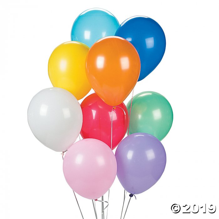 Bulk Standard Color 11" Latex Balloons (144 Piece(s))