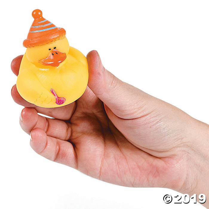 Happy Birthday Rubber Duckies (Per Dozen)
