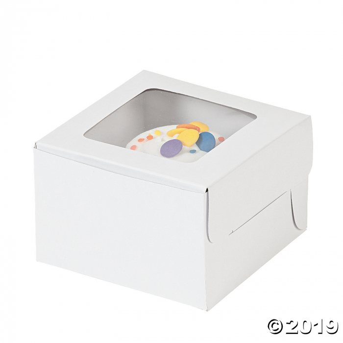 White Cupcake Boxes (Per Dozen) White Cupcake Boxes (Per Dozen)