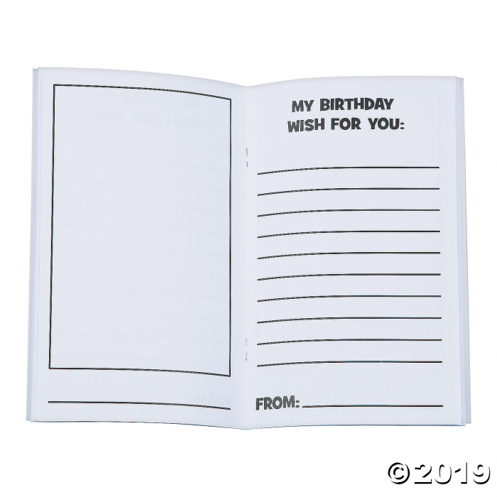 Birthday Journals (Per Dozen)