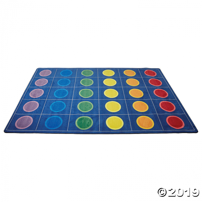 ECR4Kids Spot-On Seating Rug - 7.5ft x12ft Rectangle (1 Piece(s)) ECR4Kids Spot-On Seating Rug - 7.5ft x12ft Rectangle (1 Piece(s))