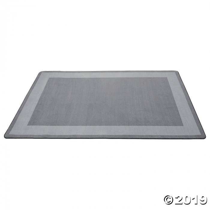 Two-Tone Area Rug 6ft x 9ft Rectangle - Grey (1 Unit(s))