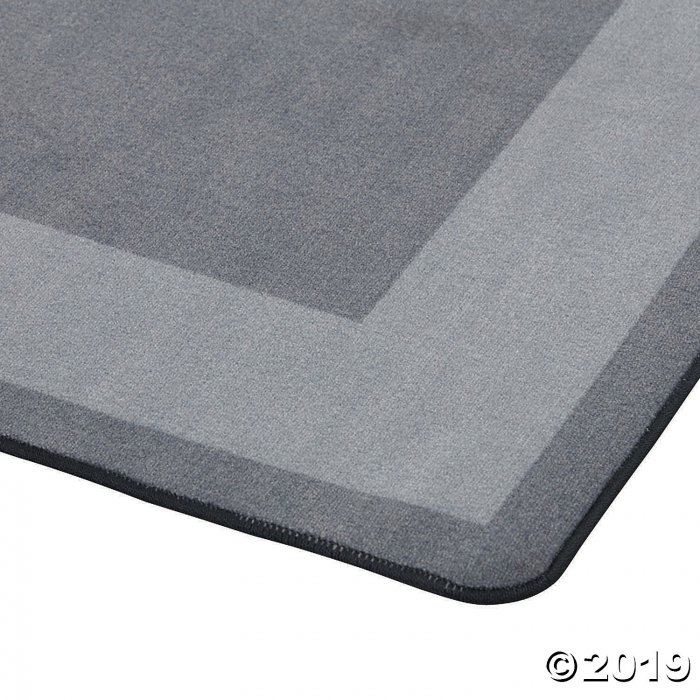 Two-Tone Area Rug 6ft x 9ft Rectangle - Grey (1 Unit(s))