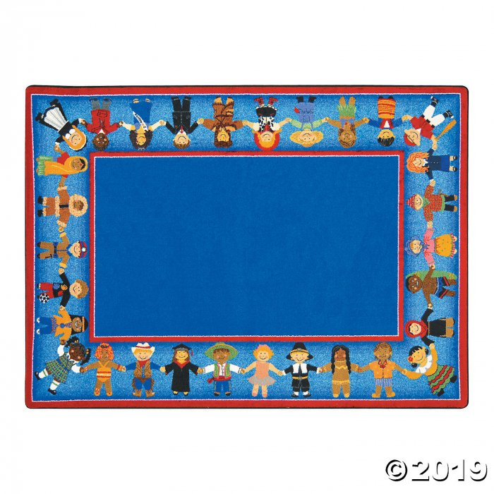 Children Of Many Cultures© Classroom Rug - 5 ft. 4 x 7 ft. 8" (1 Piece(s))