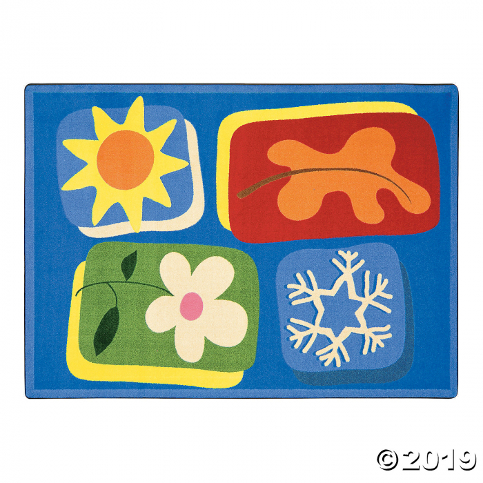 First Seasons Classroom Rug - 3 ft. 10 x 5 ft" (1 Piece(s))