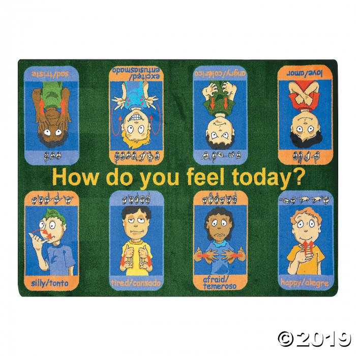 Signs Of Emotions® Classroom Rug - 5 ft. 4 x 7 ft. 8" (1 Piece(s))