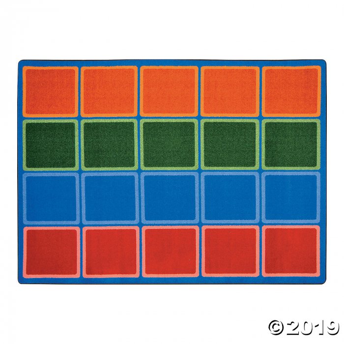 Blocks Abound® Classroom Rug - 5 ft. 4 x 7 ft. 8" (1 Piece(s))