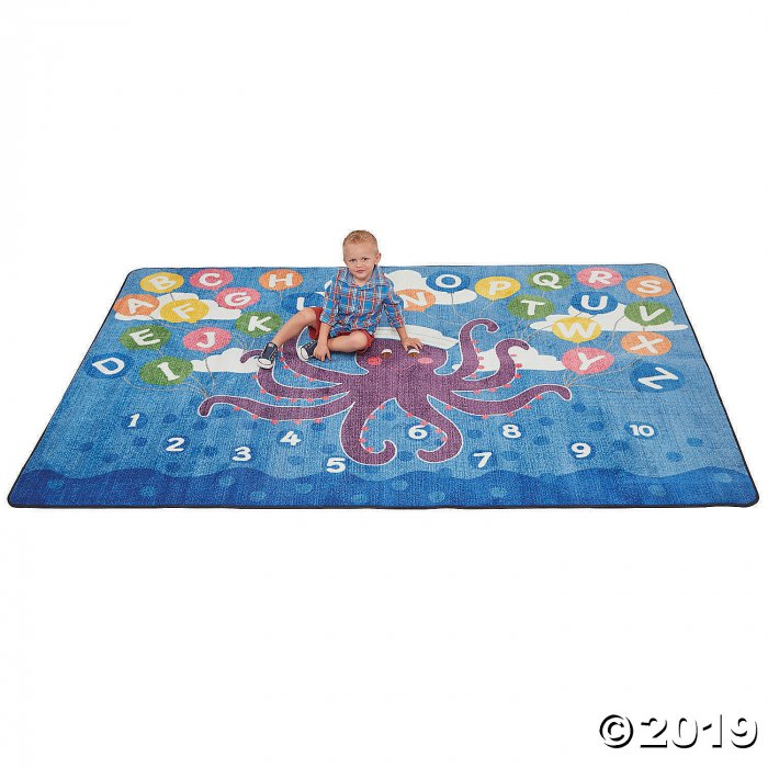 Olive the Octopus Activity Rug - 9ft x 12ft Rectangle (1 Unit(s))