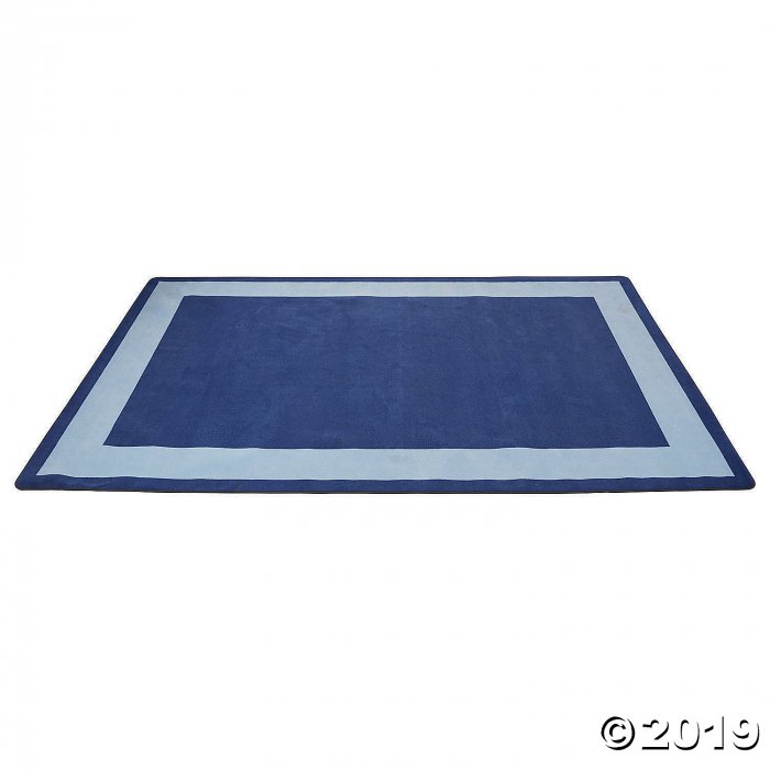 Two-Tone Area Rug 7.5ft x 12ft Rectangle -Blue (1 Unit(s))