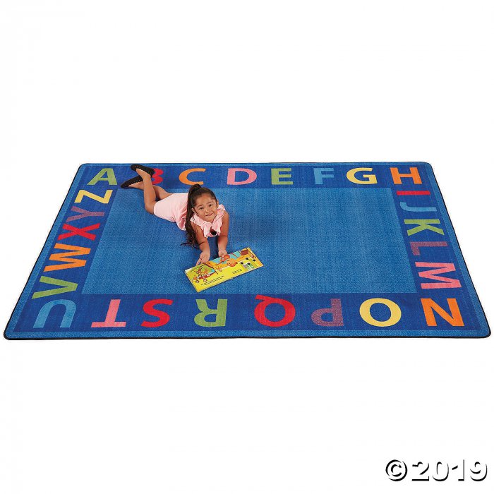 A-Z Circle Time Seating Rug - 6ft x 9ft Rectangle (1 Unit(s))