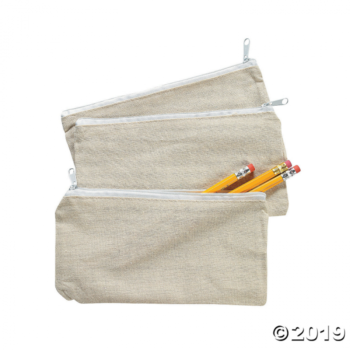 Canvas Pencil Cases (Per Dozen)