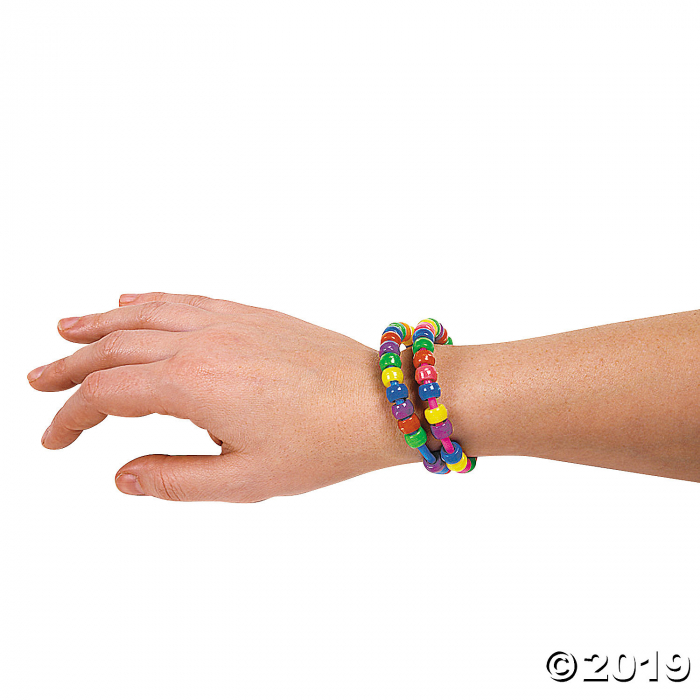 Pony Bead Bracelet Kit (Makes 24)