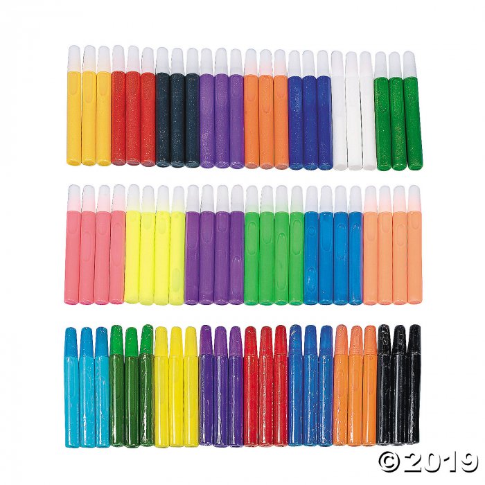 15 ml Marvelous Assorted Colors Suncatcher Paint Pen Mega Kit - Set of 72  (72 Piece(s))