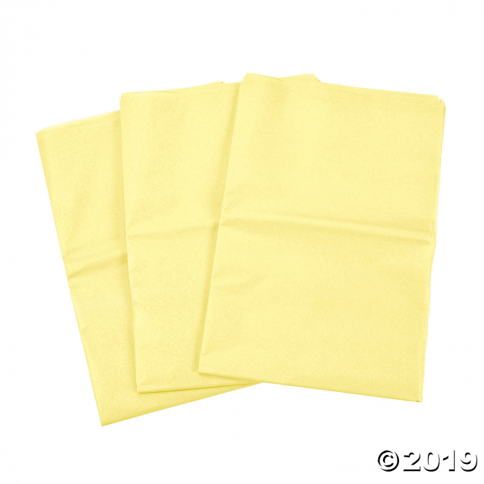 Yellow Tissue Paper Sheets